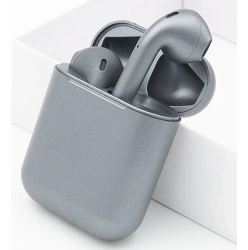 Audifonos Inalambricos Bluetooth In Pods 12 Color Mate Color Gris Color De La Luz Verde