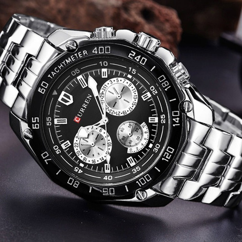 Relógio Curren Masculino Importado Original 8077 Nota Fiscal