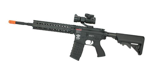 Rifle De Airsoft G&g Cm16 R8-l Com Red Dot Bivolt Cal 6.0mm.