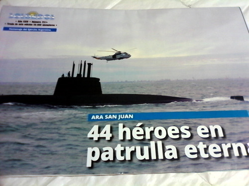 Ejercito Militar Argentino-poster Ara San Juan-soldados-unic