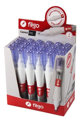 Lápiz Corrector Filgo Correct 012 Caja X24 Unidades