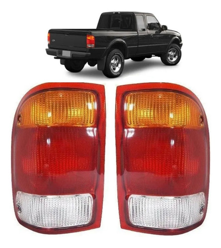 Juego Kit Faros Traseros Ford Ranger 1998 1999 2000 Tricolor