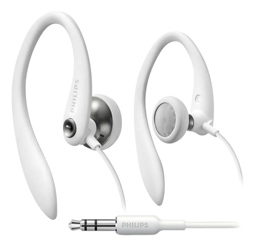 Auriculares Philips Shs3200wt/37 Con Gancho Flexible, Color