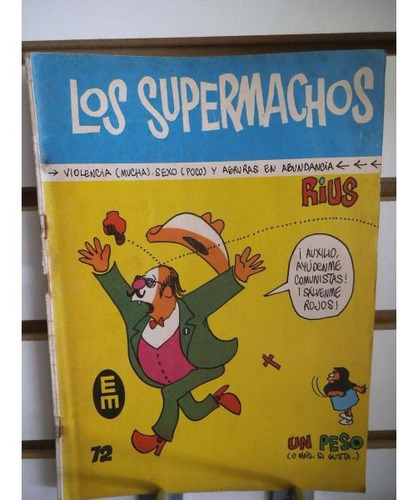 Comic Los Supermachos 72 Editorial Posada Vintage 