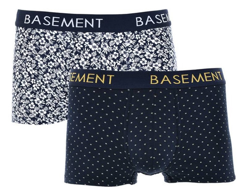 Pack X 2 Boxer Importado Basement Slimfit Premium + Estuche