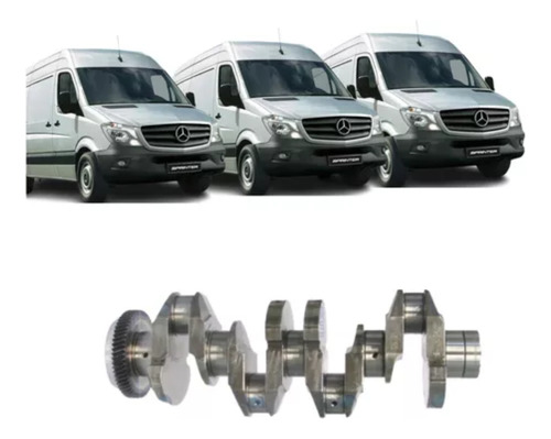 Virabrequim Sprinter Chassi Furgão Van 2.2 16v 2012 2019