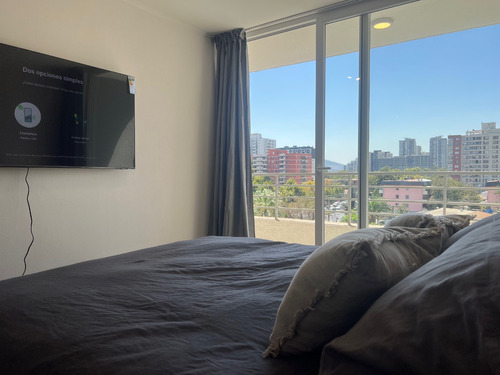 2dorm 2baños + Est + Bod, Moderno, Full Amoblado, Todo Nuevo