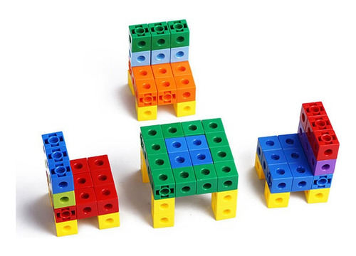Bloques De Construcción De Cubos De 100 Piezas Para Niños