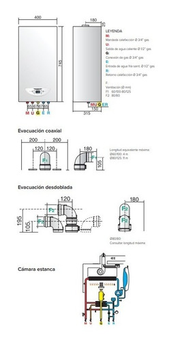 Caldera Ariston Dual Calefaccion Agua Sanitaria Hs-x 24 Tf