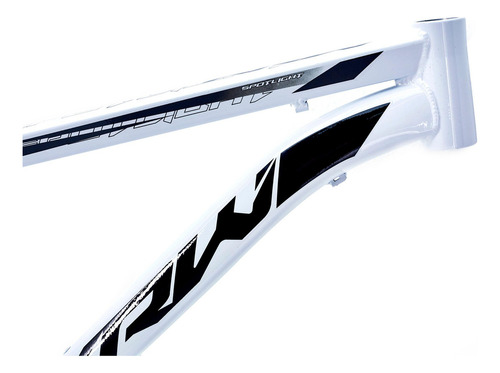 Quadro Bicicleta Spotlight Aro 29 Alumínio Mtb - Krw Cor Branco/preto