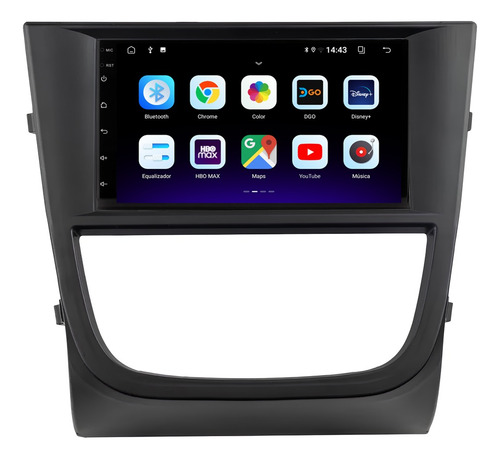 Multimidia Saveiro G5 2008/2012 Android 13 Carplay 64gb 7p