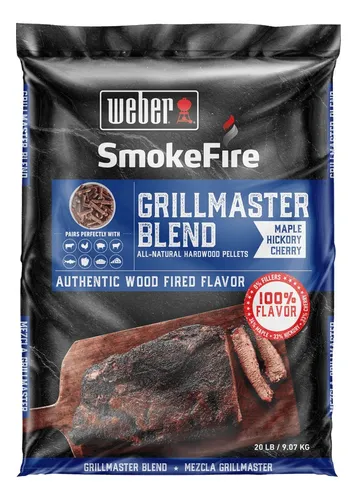Pellets De Madera Natural Grill Master Weber® 9,07 Kg. Aprox