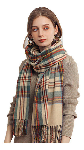 / Para Bufanda A Cuadros De Invierno Para Mujer, Bufanda
