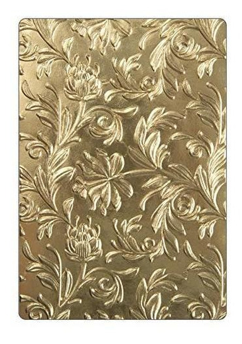 Sizzix 662716 3-d Texture Fades Gofrado, Carpeta Botanica