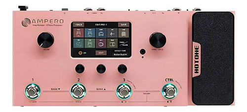 Hotone Ampero Mp-100 Modelado De Efectos Múltiples Para Ampl Color Rosa
