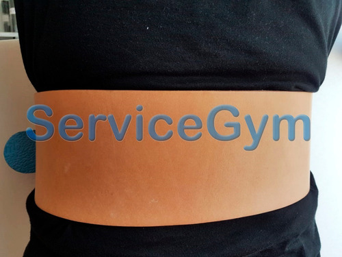 Cinturon Lumbar + Tobillera Para Polea Cuero Gym Servicegym