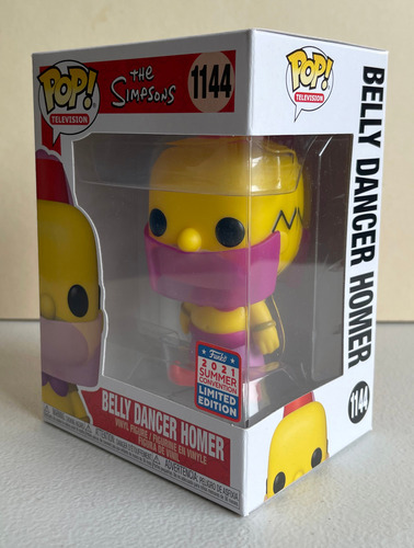 Funko Pop Belly Dancer Homer Simpson 1144 Convention