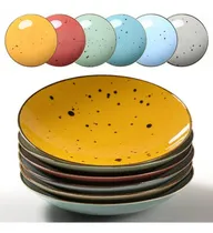 Comprar Juego De 6 Tazones De Porcelana Esfour 8.1 , 26 Oz, Aptos Pa