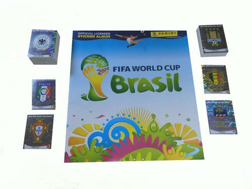 Album Panini Brasil 2014 Mundial De Futbol Completo A Pegar