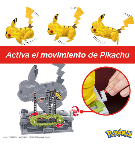 Set De Juguetes De Construcción Mega Pokmon Motion Pikachu