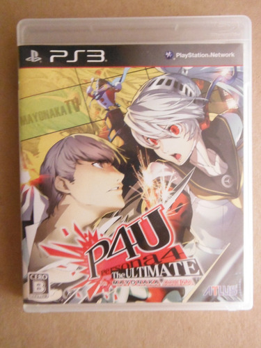 Ps3 P4u Persona 4 The Ultimate In Mayonaka Arena Japones