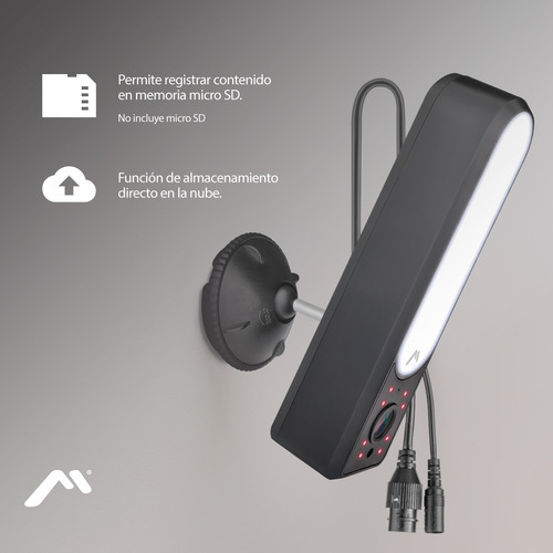 Cámara Wi-fi Mitzu Con Reflector 110° Con Reflector Msc-2018