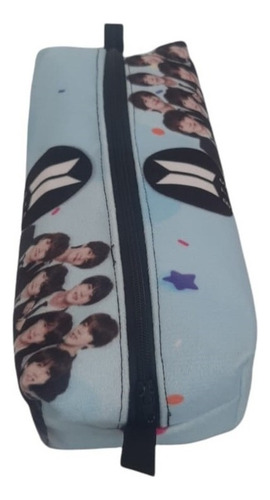 Estojo Escolar Bts Volta Aulas Army Material Personalizado Cor Preto Bts Army