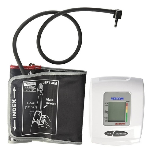 Monitor de presión arterial digital de brazo automático Nebucor HL-888JA