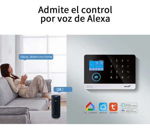 Sistema De Alarme Wifi Gsm 433mhz Wifi Tuya Home Security Al