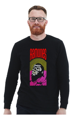 Polera Ml Ramones Live Holywood El Ramon Punk Abominatron