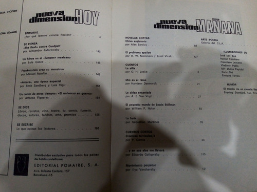 Revista Nueva Dimension 4 Jodorowsky S Gurdjieff Goligorsky (Usado)