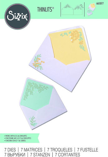 Scrapbooking Set De 7 Troqueles - Revestimientos De Sobres 2