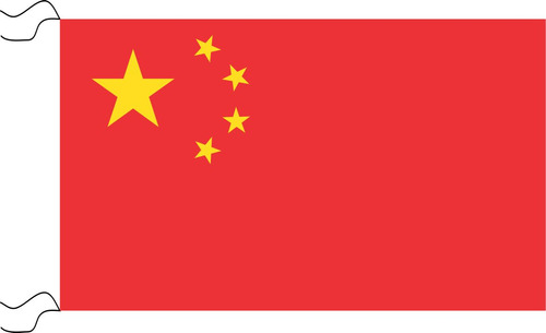 Bandera De China Estampada De 150 X 90 Cm