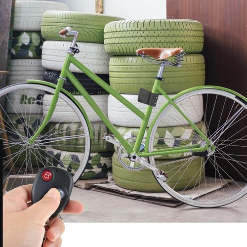 Alarma antirrobo para bicicleta con control remoto por sensor