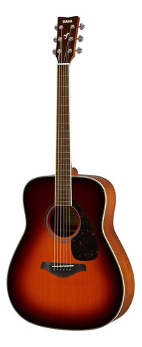 Guitarra acústica Yamaha FG/FGX FG820 para diestros brown sunburst brillante