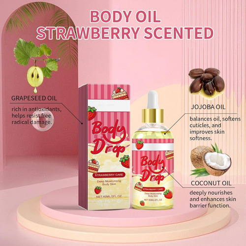 Aceite De Jugo Corporal Strawberry Shortcake