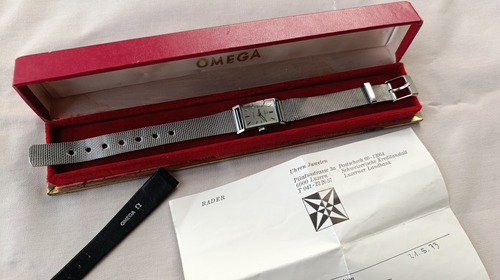 Reloj Omega Genève Ref. 511.357 - Swiss 1971 Estuche Plateado No Plateado (Usado)