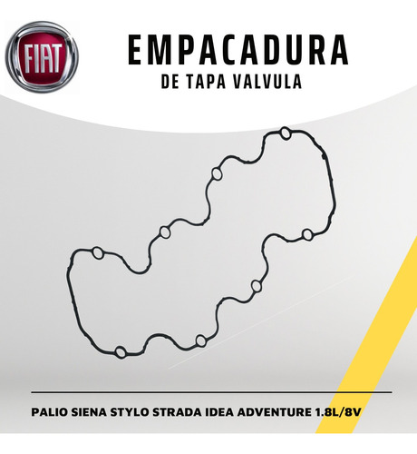 Empacadura De Tapa Válvula Fiat Palio Siena Idea 1.8/8v