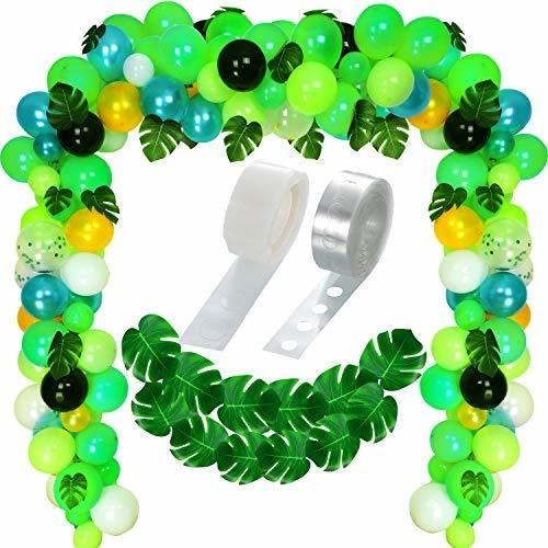 120 Piezas De Globos De Fiesta Temáticos De La Selva Globos
