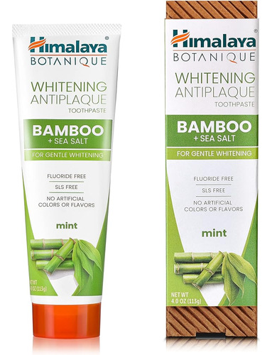 Himalaya Pasta De Dientes Antiplaca Blanqueadora Con Bambú +