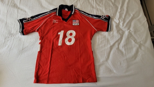 Imagen 1 de 5 de Camiseta Mizuno Voley Selección Eeuu Estados Unidos 