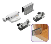 Comprar 10 Kit Bisagra Pivot Vidrio Vitrina, Reten Push,tirador