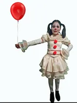 Comprar Disfraz De Payasa Eso Payaso Eso It Niña Alta Costura 