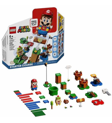 Lego Super Mario Curso De Aventura 231 Pzas 71360