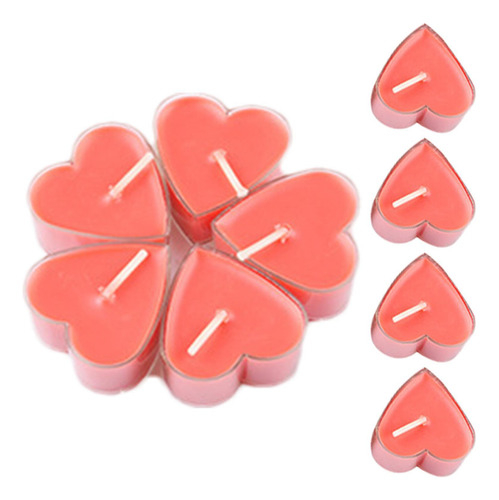 Velas De Té Velas De Té Con Forma De Corazón Velas Pequeñas