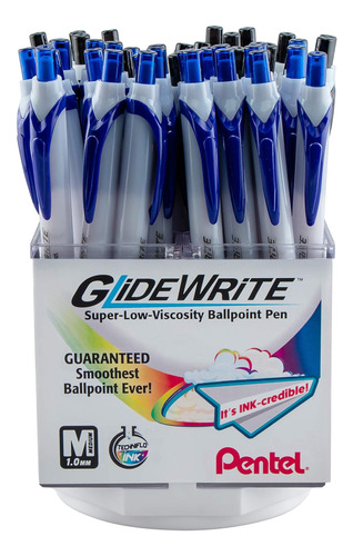 Lapiceras Ballpoint Pentel Set 48 U Black N Blue