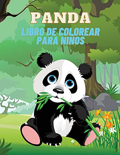 Panda Libro De Colorear Para Niños: Libro Para Colorear Del