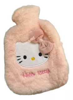 Bolsa Térmica Para Cólicos Kitty Suave Peluche Agua Caliente