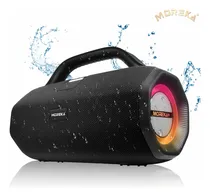 Comprar Moreka A18 Altavoz Bluetooth Inalámbrico Portátil 70w Bluetooth 5.3 Luces Led Tarjeta Tf Usb Aux Radio Fm Emparejamiento Tws Llamadas Manos Libres pantalla Led-Negro