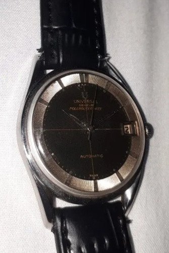 Relógio Universal Geneve Polerouter Date Microtor Autom